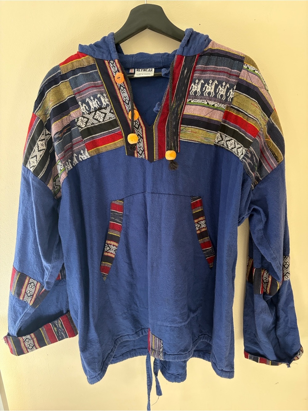 Vintage Y2K embroidery trim pullover shacket hoodie